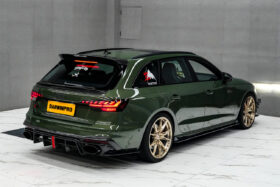 DarwinPRO 2020-2025 Audi S4 Avant B9.5 BKSS Style Carbon Fiber  Add On Side skirts Under Board - image 2