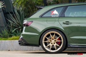 DarwinPRO 2020-2025 Audi S4 Avant B9.5 BKSS Style Carbon Fiber  Add On Side skirts Under Board - image 9