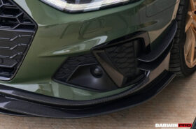 DarwinPRO 2020-2025 Audi S4 Avant B9.5 BKSS Style Carbon Fiber Front Bumper Canards - image 9