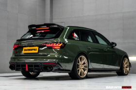 DarwinPRO 2017-2025 Audi S4 Avant B9 B9.5 BKSSII Style Carbon Fiber Trunk Spoiler - image 2