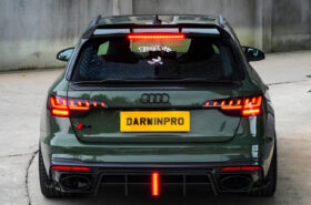 DarwinPRO 2017-2025 Audi S4 Avant B9 B9.5 BKSSII Style Carbon Fiber Trunk Spoiler - image 3