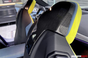 DarwinPRO 2021-UP BMW M3 G80 Carbon Fiber Seat-Back Cover - image 3