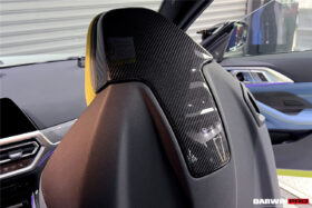 DarwinPRO 2021-UP BMW M3 G80 Carbon Fiber Seat-Back Cover - image 2