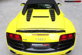 DarwinPRO 2010-2012 Audi R8 Spyder Carbon fiber Trunk Air Scoop cover - image 5