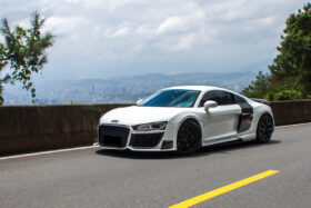 DarwinPRO 2006-2015 Audi R8 Partial Carbon Fiber Side Skirts DarwinPRO (DPGT) Fits Coupe | Spyder - image 2