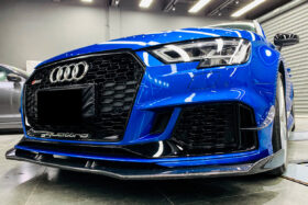 DarwinPRO 2017-2020 Audi RS3 8V.2 Sedan and Sportback BKSS Style Carbon Fiber Front Lip - image 2