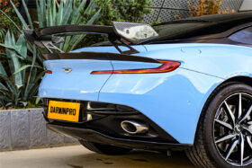 DarwinPRO 2016-2023 Aston Martin Coupe DB11 iMP Design Carbon Fiber Trunk Wing Spoiler - image 3