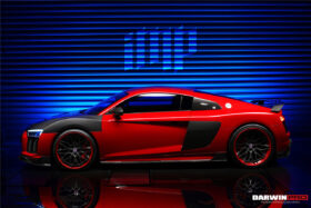DarwinPro Aerodynamics DarwinPRO R8 GEN2 Coupe & Spyder iMPII Carbon Fiber Side Door Panel Blades - Image 2
