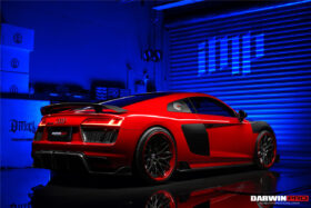 DarwinPro Aerodynamics DarwinPRO R8 GEN2 Coupe & Spyder iMPII Carbon Fiber Side Door Panel Blades - Image 3