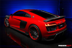 DarwinPro Aerodynamics DarwinPRO R8 GEN2 Coupe & Spyder iMPII Carbon Fiber Side Door Panel Blades - Image 4
