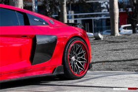 DarwinPro Aerodynamics DarwinPRO R8 GEN2 Coupe & Spyder iMPII Carbon Fiber Side Door Panel Blades - Image 7