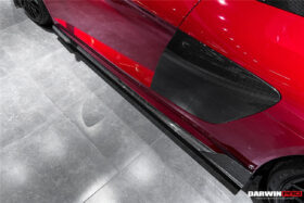 DarwinPro Aerodynamics DarwinPRO R8 GEN2 Coupe & Spyder iMPII Carbon Fiber Side Door Panel Blades - Image 14
