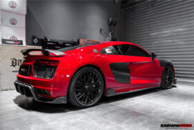DarwinPro Aerodynamics DarwinPRO R8 GEN2 Coupe & Spyder iMPII Carbon Fiber Side Door Panel Blades - Image 11