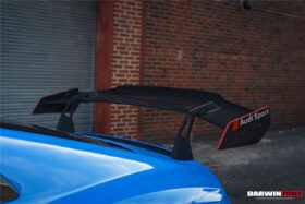 DarwinPRO 2016-2025 Audi R8 GEN2 V10 PLUS Coupe ONLY IMPII Carbon Fiber Trunk Wing with  Base - image 10