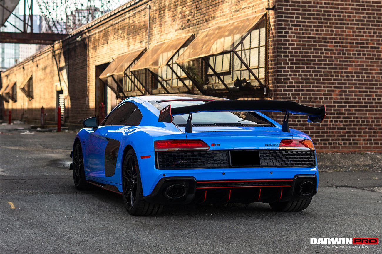 DarwinPro Aerodynamics DarwinPRO R8 GEN2 & GEN3 Coupe ONLY IMPII Carbon Fiber Trunk Wing - Image 2