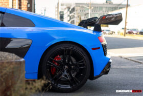DarwinPro Aerodynamics DarwinPRO R8 GEN2 & GEN3 Coupe ONLY IMPII Carbon Fiber Trunk Wing - Image 3