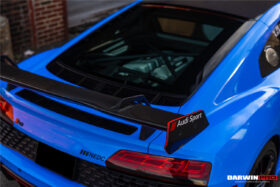 DarwinPro Aerodynamics DarwinPRO R8 GEN2 & GEN3 Coupe ONLY IMPII Carbon Fiber Trunk Wing - Image 4