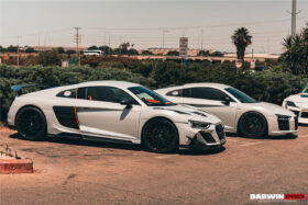 DarwinPro Aerodynamics DarwinPRO R8 Coupe & Spyder iMPII Carbon Fiber Side Skirts Add on - Image 7