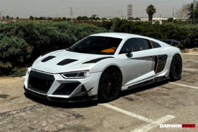 DarwinPro Aerodynamics DarwinPRO R8 Coupe & Spyder iMPII Carbon Fiber Side Skirts Add on - Image 3