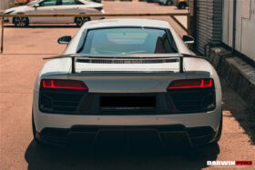 DarwinPRO 2016-2018 Audi R8 Coupe & Spyder IMPII Part Carbon Fiber Rear Bumper - image 7