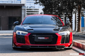 DarwinPro Aerodynamics DarwinPRO R8 GEN2 Coupe & Spyder iMP Performance Carbon Fiber Front Lip - Image 2