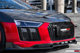 DarwinPro Aerodynamics DarwinPRO R8 GEN2 Coupe & Spyder iMP Performance Carbon Fiber Front Lip - Image 5