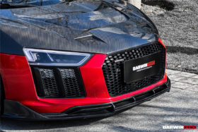 DarwinPro Aerodynamics DarwinPRO R8 GEN2 Coupe & Spyder iMP Performance Carbon Fiber Front Lip - Image 6