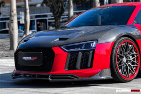DarwinPro Aerodynamics DarwinPRO R8 GEN2 Coupe & Spyder iMP Performance Carbon Fiber Front Lip - Image 9