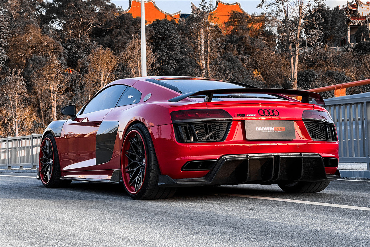 DarwinPro Aerodynamics DarwinPRO R8 GEN2 Coupe & Spyder Carbon Fiber Rear Diffuser DarwinPRO (iMP Design)