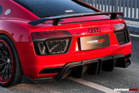 DarwinPro Aerodynamics DarwinPRO R8 GEN2 Coupe ONLY GT Style Carbon Fiber Trunk Spoiler Wing - Image 9