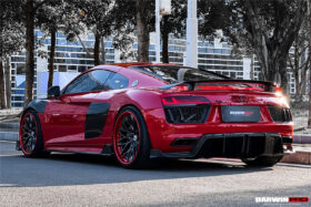 DarwinPro Aerodynamics DarwinPRO R8 GEN2 Coupe ONLY GT Style Carbon Fiber Trunk Spoiler Wing - Image 3