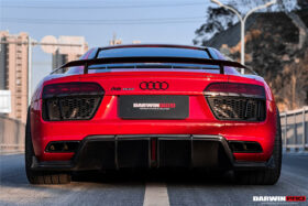 DarwinPro Aerodynamics DarwinPRO R8 GEN2 Coupe ONLY GT Style Carbon Fiber Trunk Spoiler Wing - Image 7