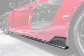 DarwinPro Aerodynamics DarwinPRO R8 Coupe iMP Performance Carbon Fiber Side Skirts Under Board