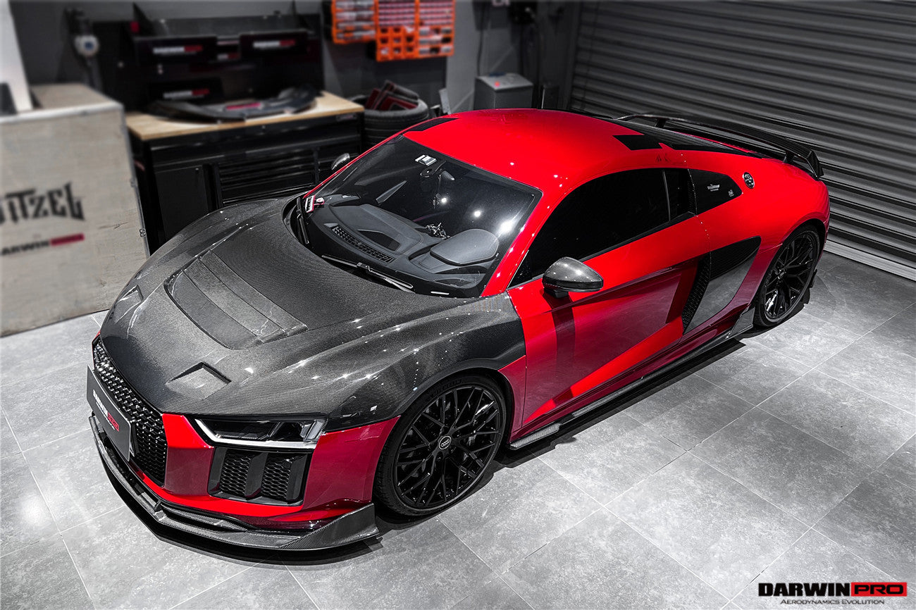 DarwinPro Aerodynamics DarwinPRO R8 Coupe iMP Performance Carbon Fiber Side Skirts Under Board - Image 2