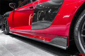 DarwinPro Aerodynamics DarwinPRO R8 Coupe iMP Performance Carbon Fiber Side Skirts Under Board - Image 6