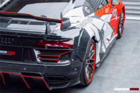 DarwinPRO 2016-2025 Audi R8 GEN2 V10 PLUS Coupe ONLY IMPII Carbon Fiber Trunk Wing with  Base - image 6