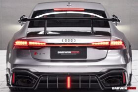 DarwinPRO 2019-UP Audi RS7 A7 S7 C8 Quattro IMP Design  Carbon fiber Trunk Spoiler Wing - image 2