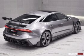 DarwinPRO 2019-UP Audi RS7 A7 S7 C8 Quattro IMP Design  Carbon fiber Trunk Spoiler Wing - image 4