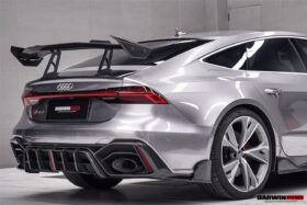 DarwinPRO 2019-UP Audi RS7 A7 S7 C8 Quattro IMP Design  Carbon fiber Trunk Spoiler Wing - image 7