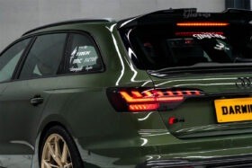 DarwinPRO 2017-2025 Audi S4 Avant  B9 B9.5 BKSS Style Carbon Fiber Roof Spoiler - image 3