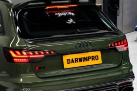 DarwinPRO 2017-2025 Audi S4 Avant B9 B9.5 BKSS style Carbon Fiber Trunk Spoiler - image 5