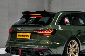 DarwinPRO 2017-2025 Audi S4 Avant B9 B9.5 BKSS style Carbon Fiber Trunk Spoiler - image 3