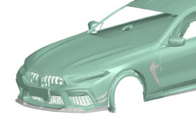 DarwinPRO 2019-2025 BMW M8 F91 F92 F93 AD Style Autoclave Carbon Fiber Front Bumper Canards - image 5