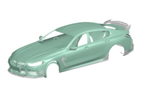 DarwinPRO 2019-2025 BMW M8 F91 F92 F93 AD Style Autoclave Carbon Fiber Front Lip Splitter - image 3