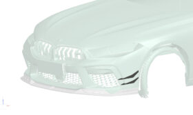 DarwinPRO 2019-2025 BMW M8 F91 F92 F93 AD Style Autoclave Carbon Fiber Front Bumper Canards - image 1