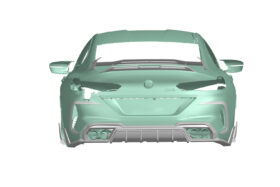 DarwinPRO 2019-2025 BMW M8 F91 F92 F93 AD Style Autoclave Carbon Fiber Rear Diffuser - image 1