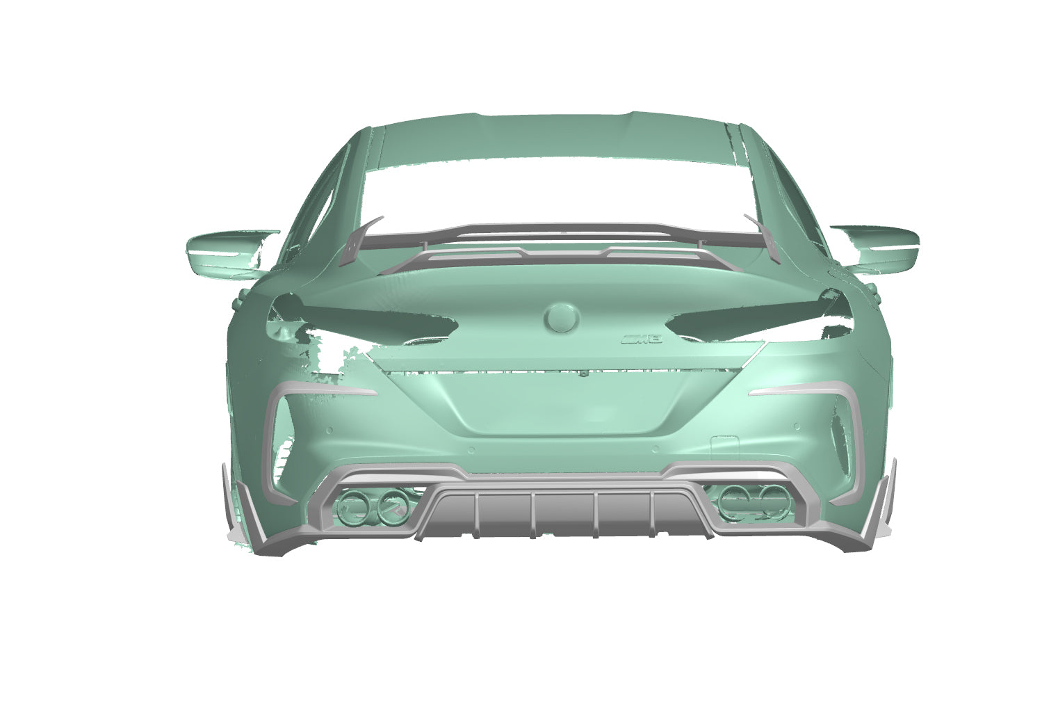 DarwinPRO 2019-2025 BMW M8 F91 F92 F93 AD Style Autoclave Carbon Fiber Rear Diffuser