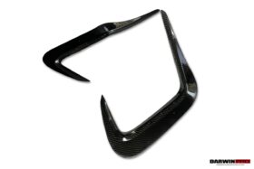 DarwinPRO 2019-2025 BMW M8 F93 AD Style Autoclave Carbon Fiber Rear Bumper Side Vent Trims - image 7
