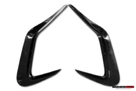 DarwinPRO 2019-2025 BMW M8 F93 AD Style Autoclave Carbon Fiber Rear Bumper Side Vent Trims - image 9