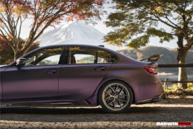 DarwinPRO 2021-UP BMW M3 G80 G20 BKSSII Style Carbon Fiber Trunk Spoiler - image 5